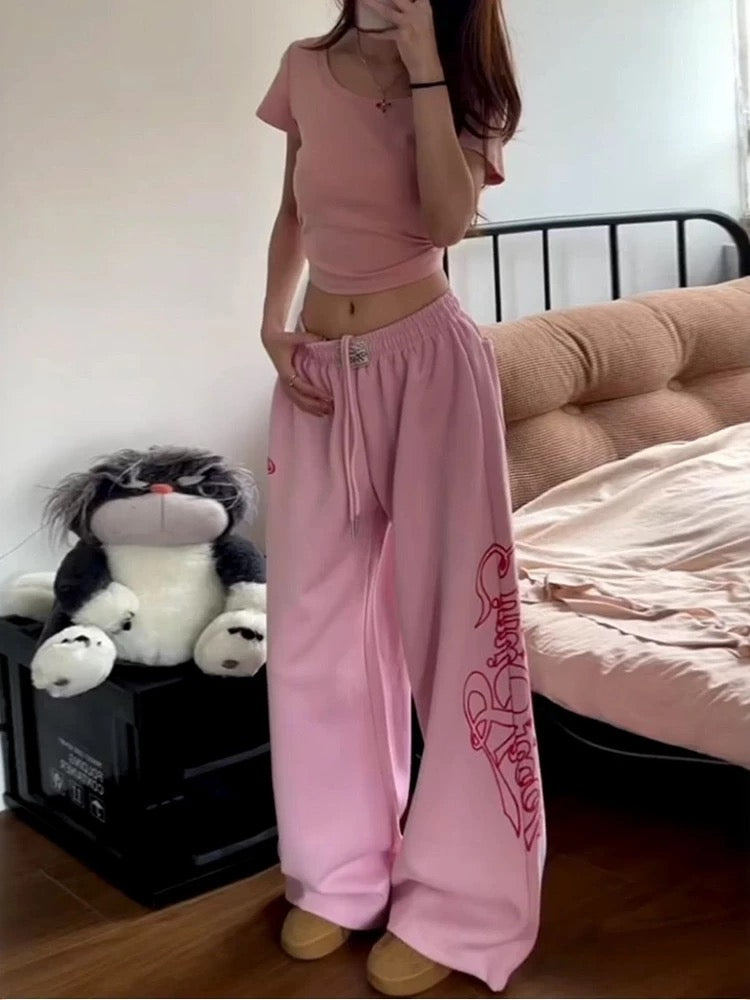 Pink Baggy Trouser