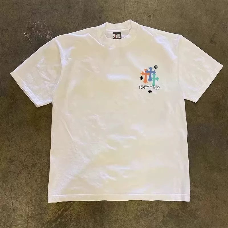 Floral Cross Graphic Tee