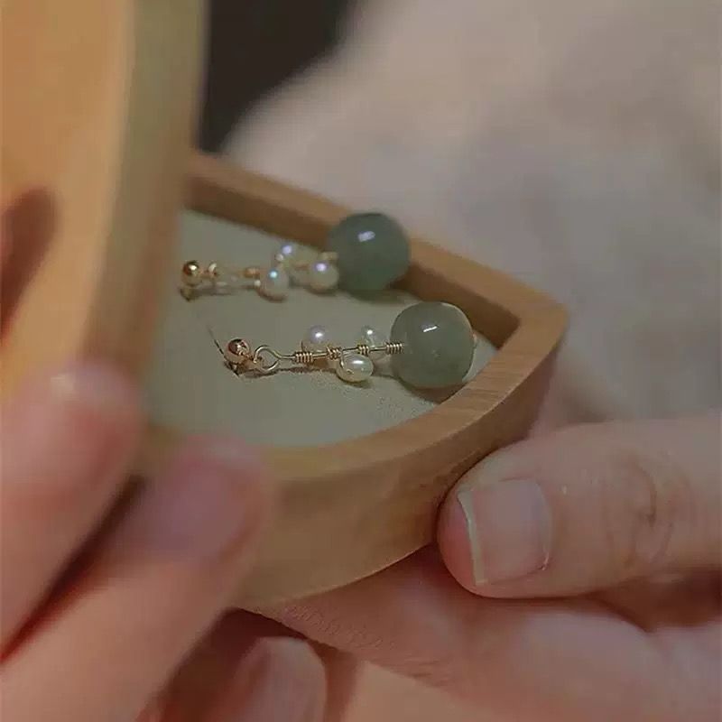 Hetian Jade Earring