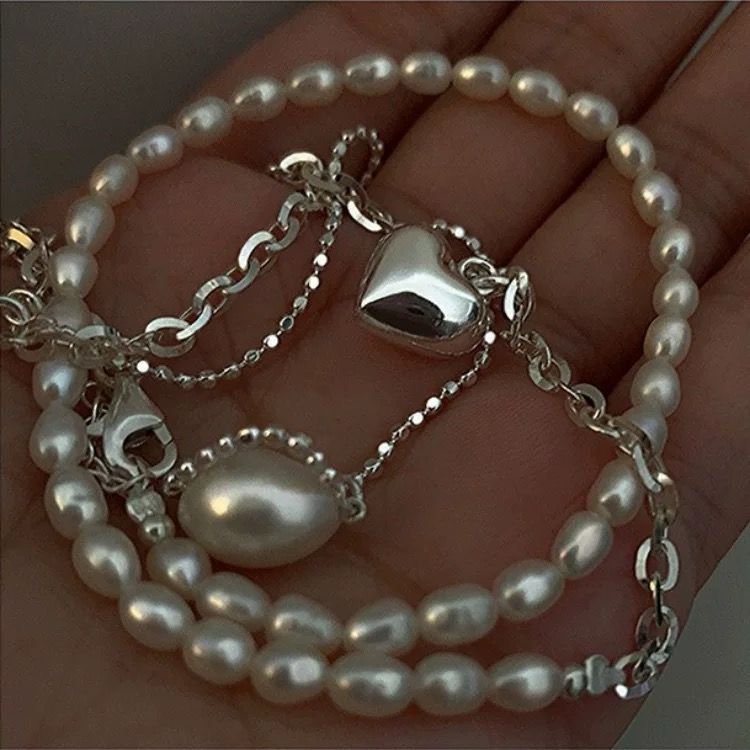 Sweet And Cool Love Heart Tassel Necklace