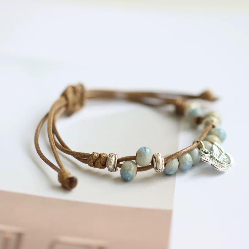 Dezhen Ceramic Butterfly Bracelet
