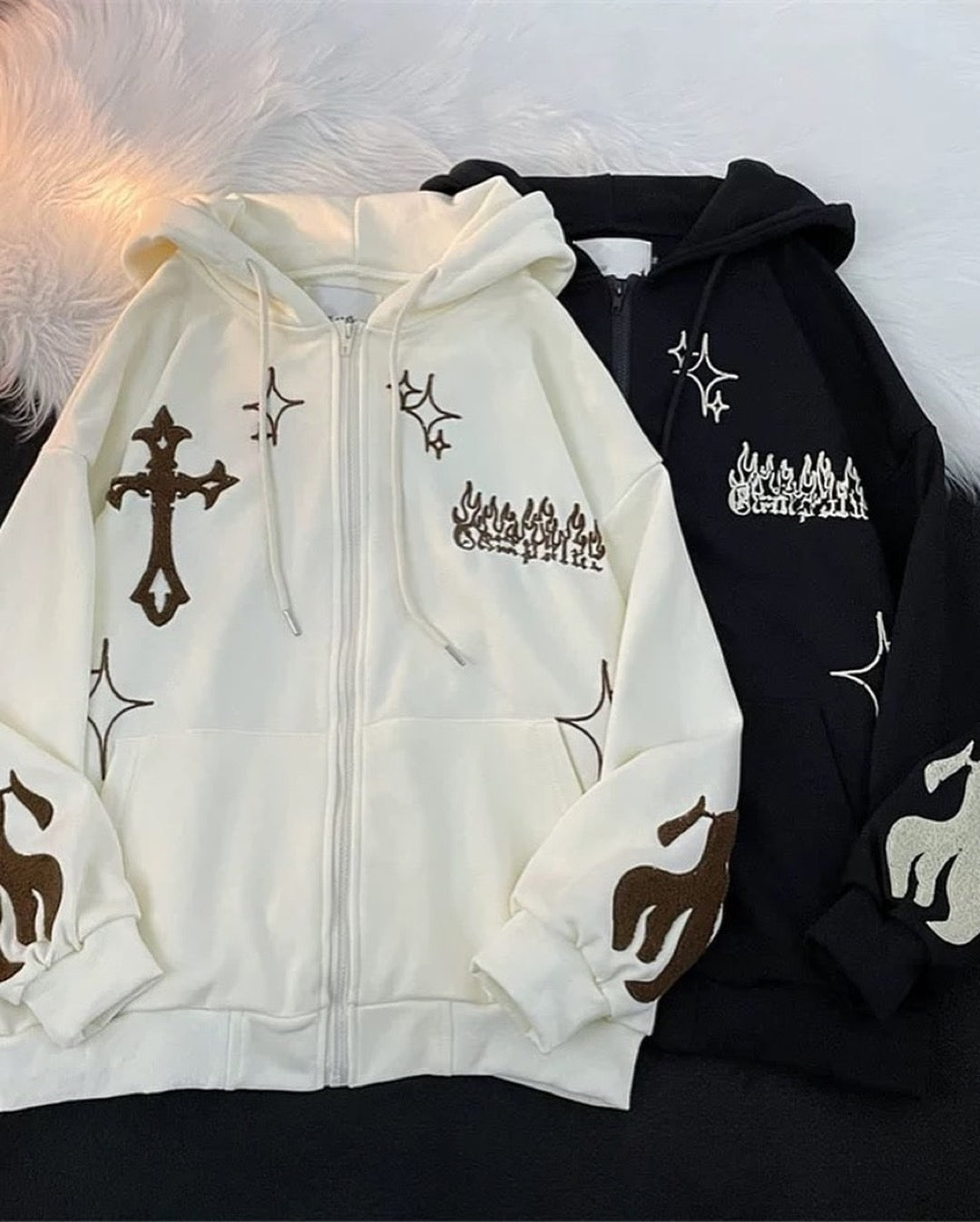 Streetwear hoodie outfit showcasing Acubi fashion in India trend