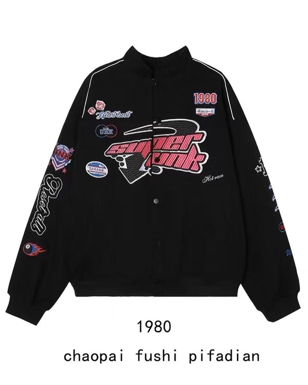 SUPERPUNK HEARTBEAT 1980 BOMBER JACKET