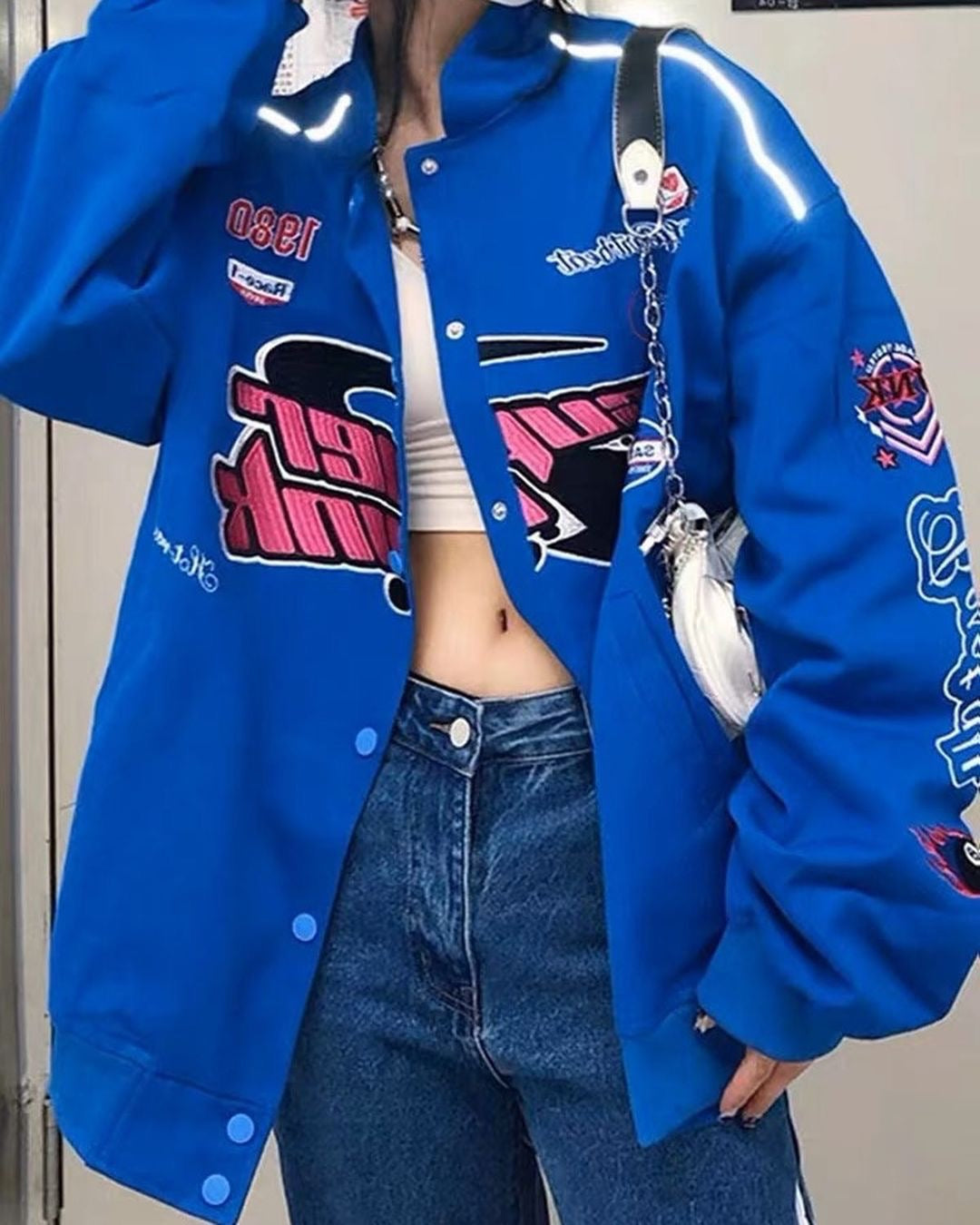 SUPERPUNK HEARTBEAT 1980 BOMBER JACKET