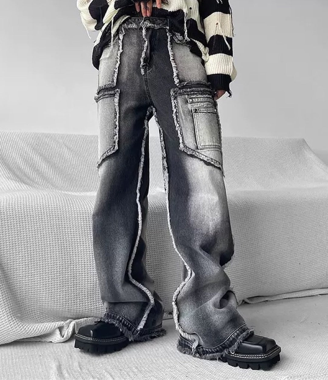 Metallic Grudge Pants