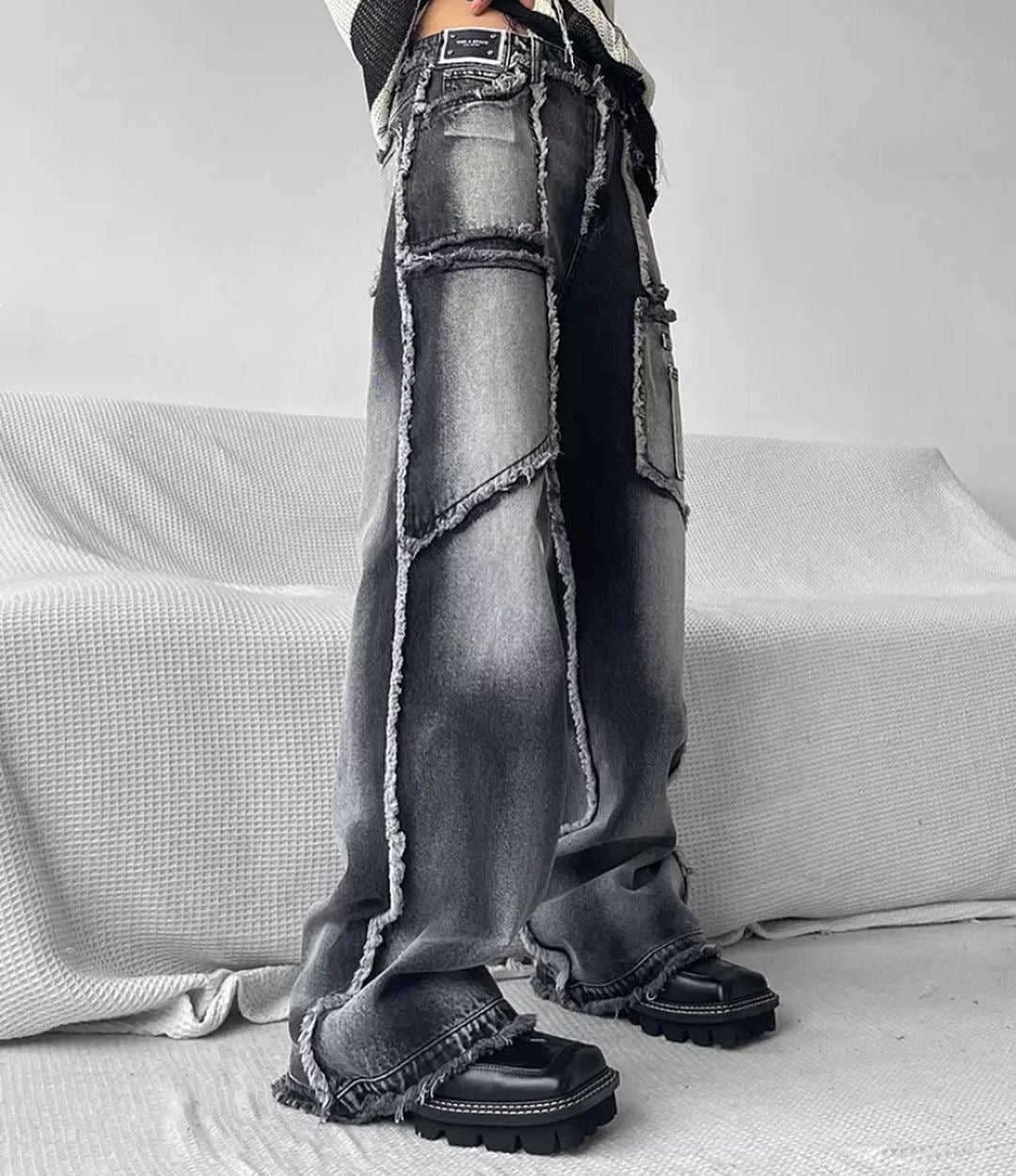Metallic Grudge Pants