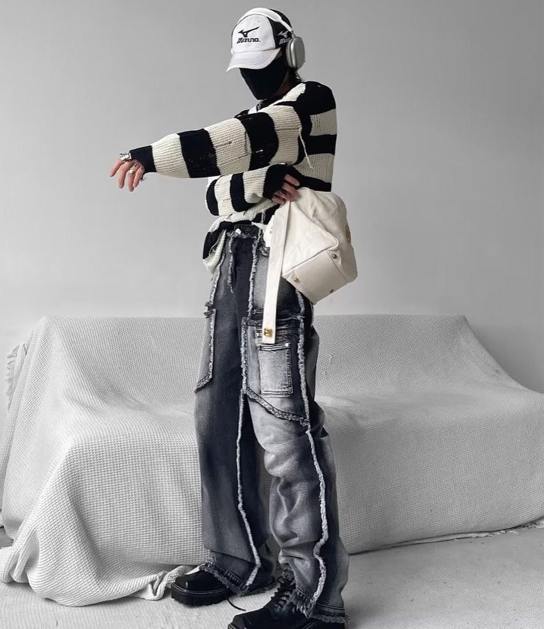 Metallic Grudge Pants
