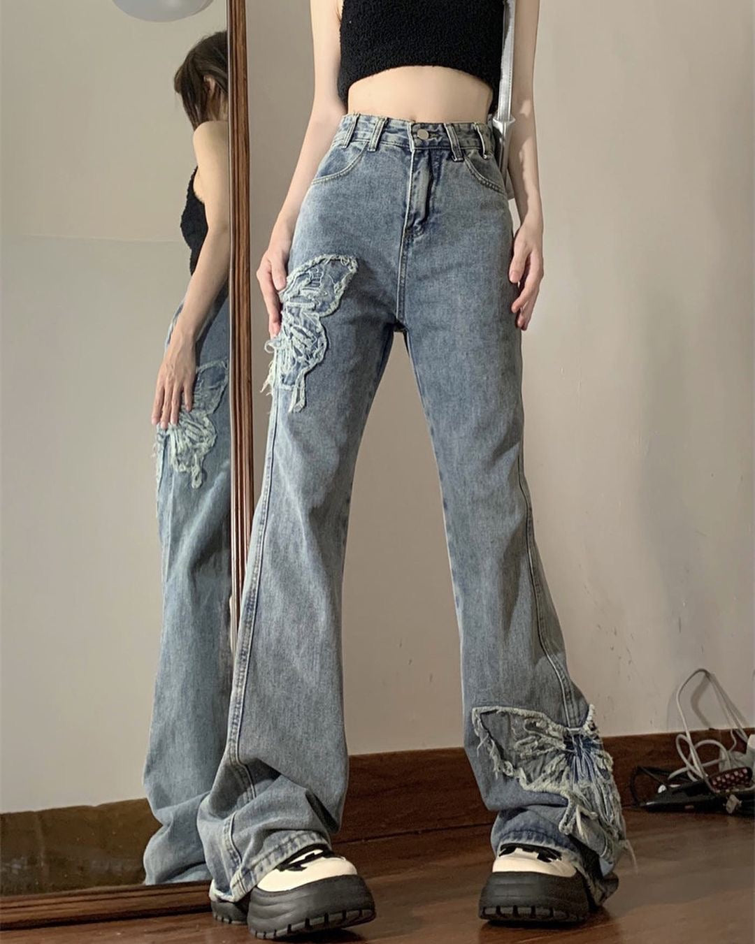 Gothic Butterfly Pants