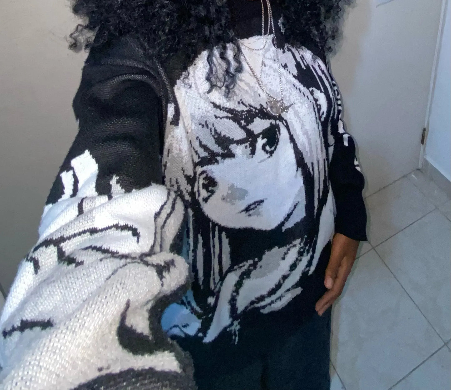 Death Note Misa Knitted Oversized Sweater