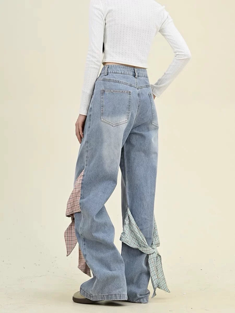 Barbie bow Style Jeans Pants