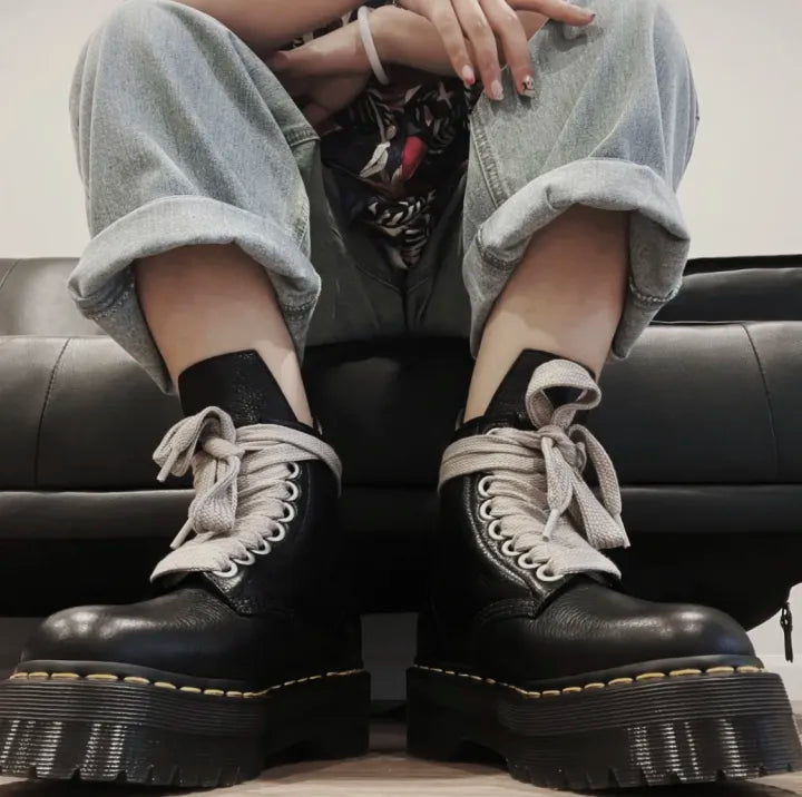 Vintage leather boots