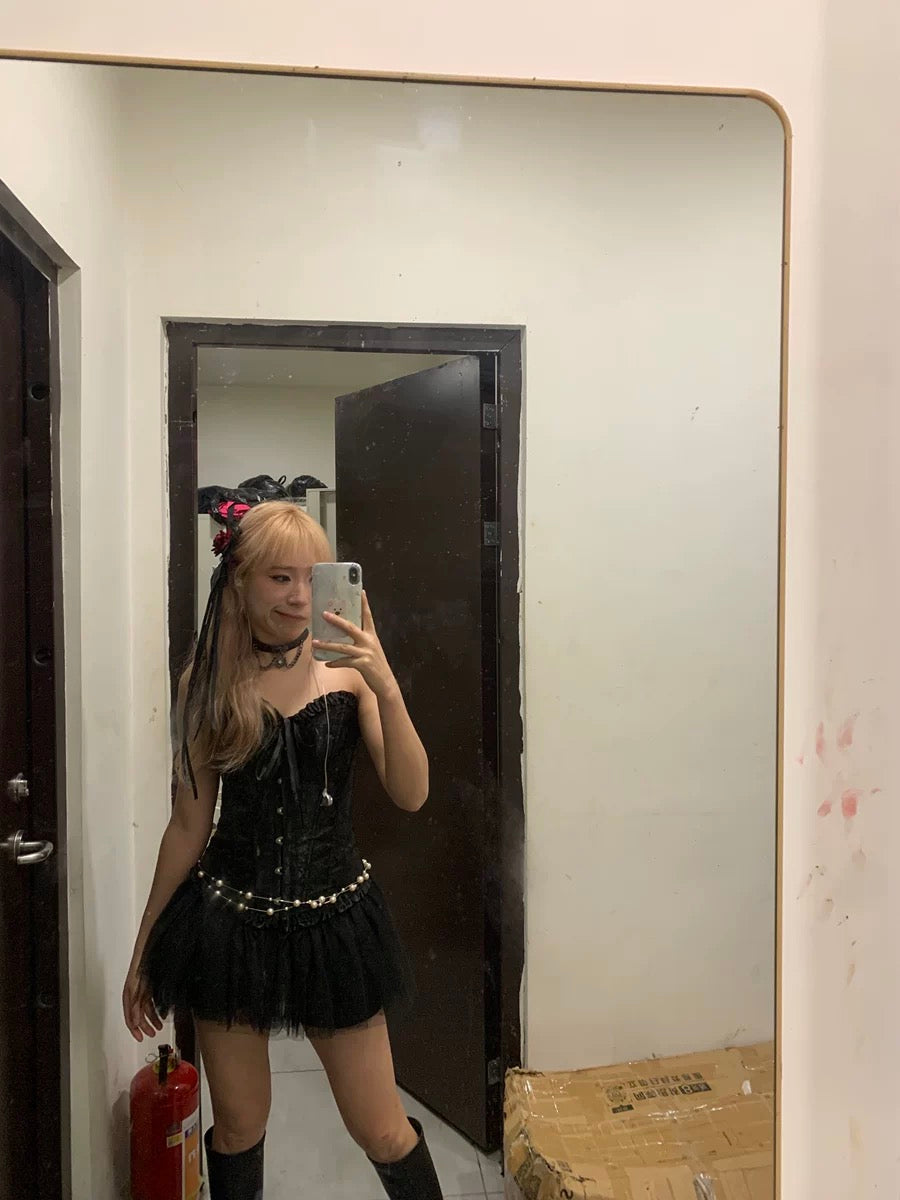 Women's Waist Cincher Bustier Boned Corset