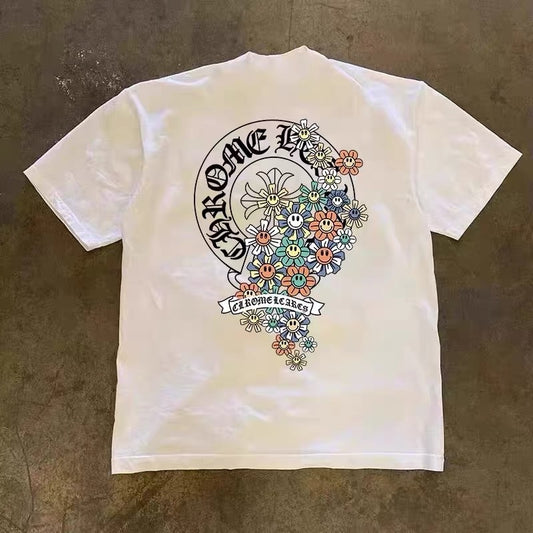 Floral Cross Graphic Tee