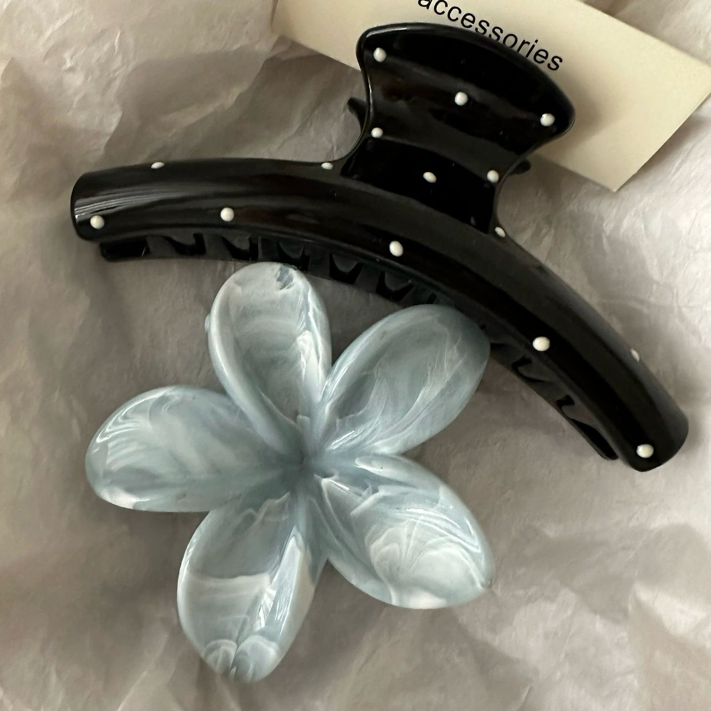 Polka Dot Hair Clips