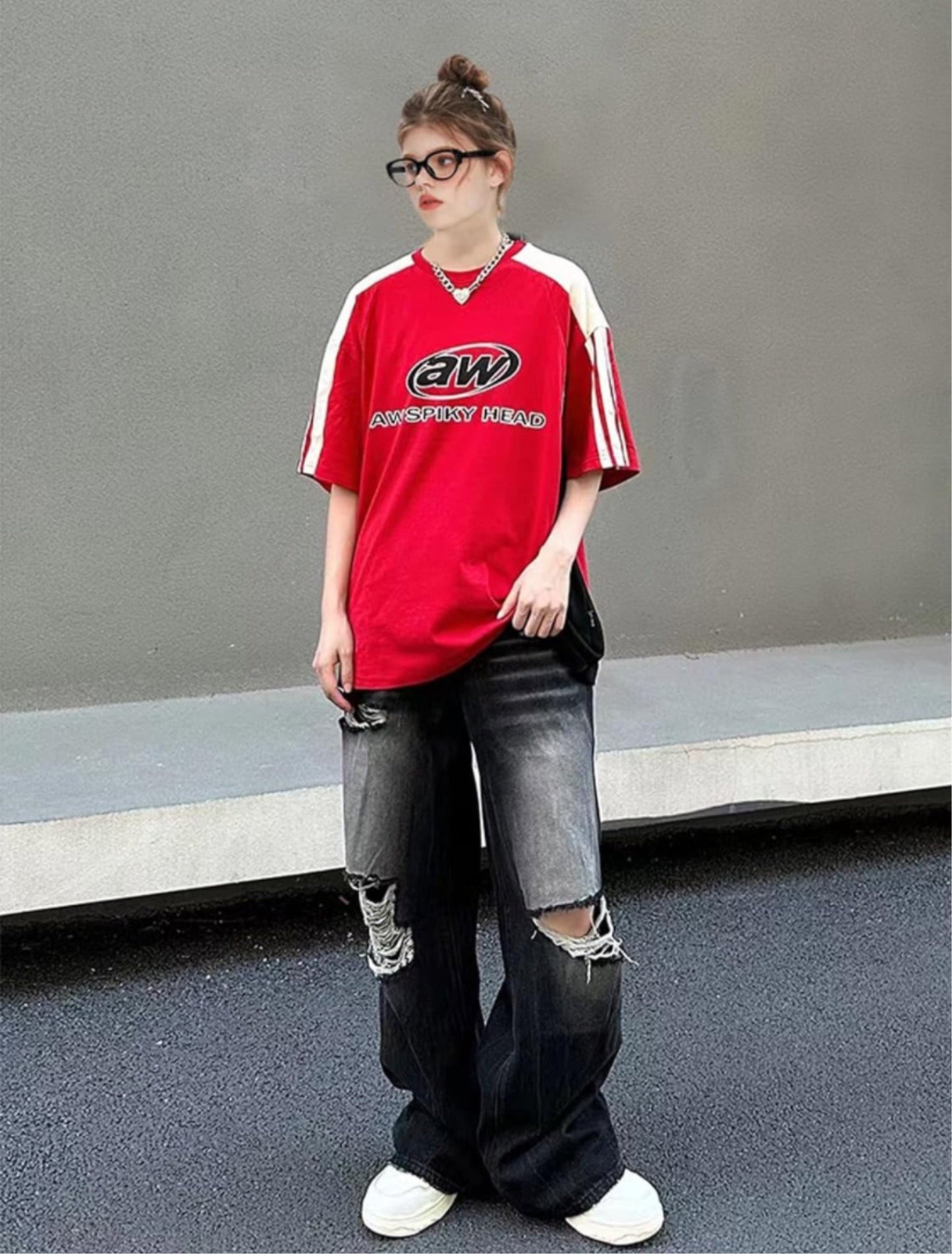 Aw Spiky Head Oversized Jersey