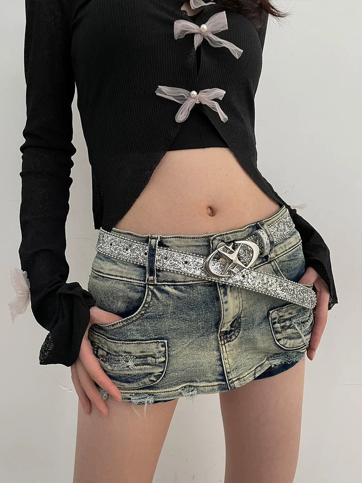 Y2K unistar buckle belt for acubi fashion in India with star buckle design